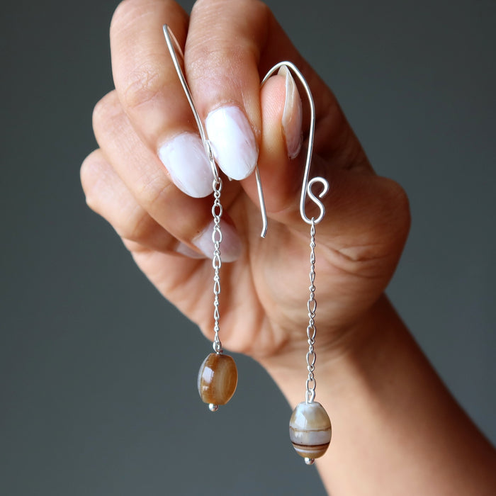 Sardonyx Earrings Your Stunning Style Gems Long Sterling
