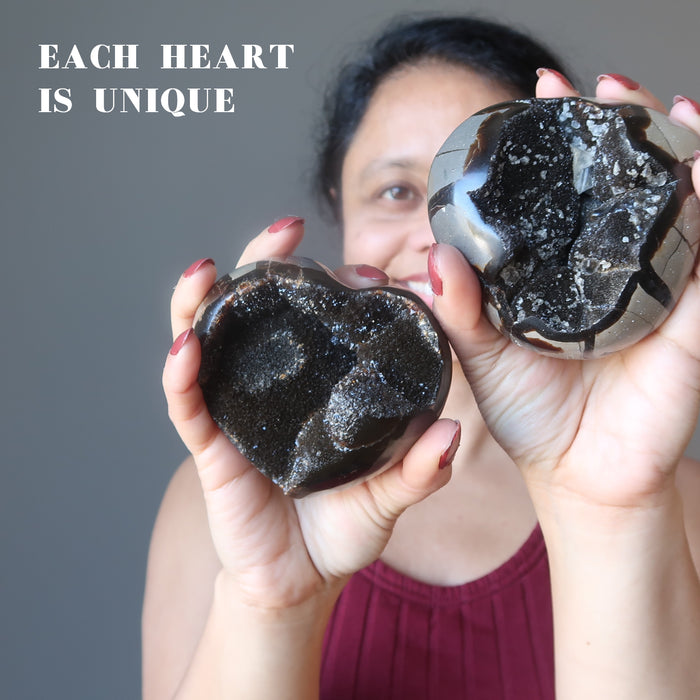 Septarian Heart Passion of the Dragon Stone Geode Cluster