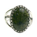 russian serpentine sterling silver adjustable ring