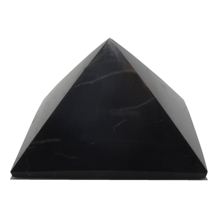 black shungite stone pyramid