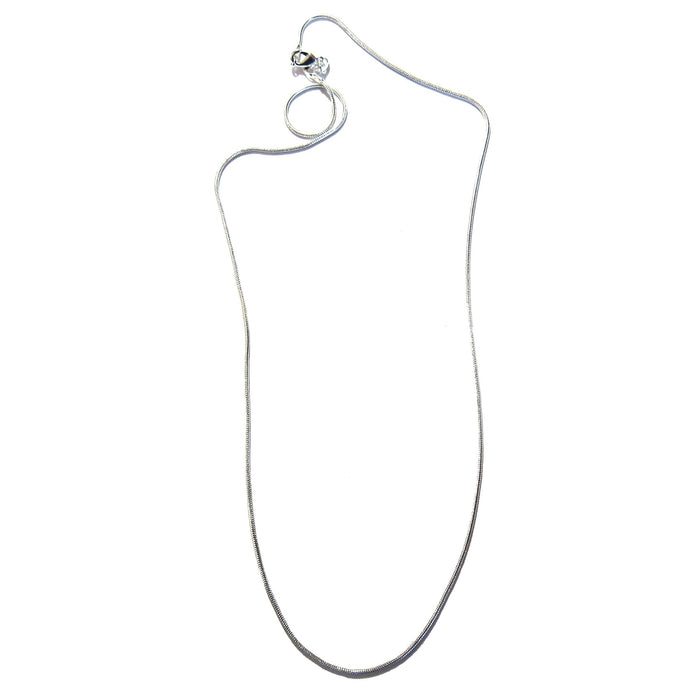 Silver Plated Chain Simply Splendid Snake Necklace for Pendants