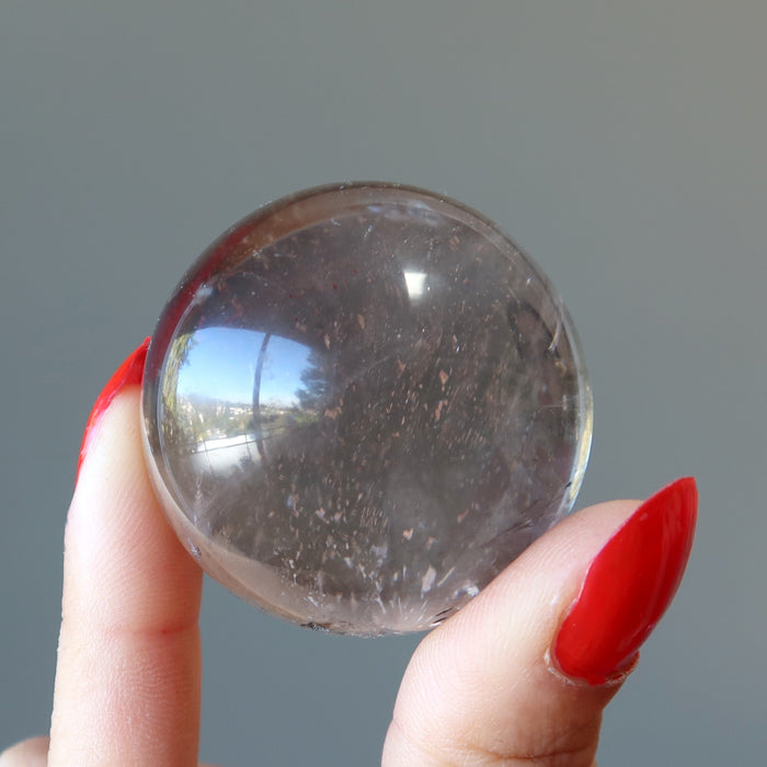 smoky quartz sphere