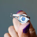 showing back of Sterling Silver Adjustable Sodalite Ring 
