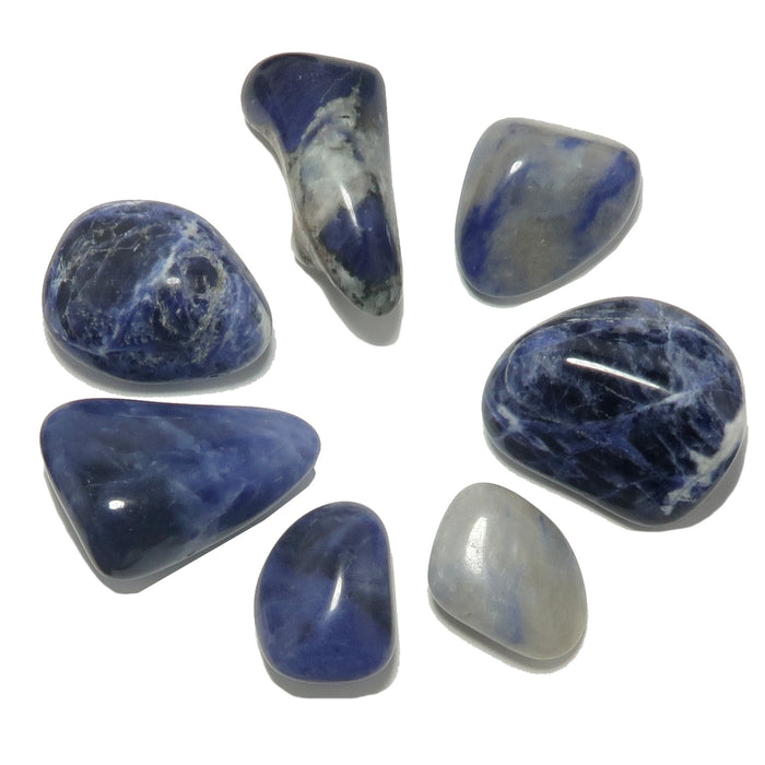 7 Sodalite Tumbled Stones