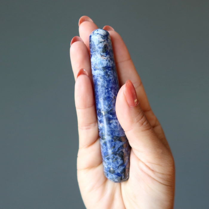 Sodalite Massage Wand Stress-Free Smarty Healing Crystal