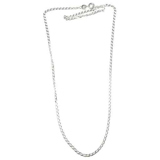 sterling silver curb chain with spring clasp