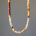 red jasper, yellow jasper and citrine beaded necklace in 18 and 20 inches