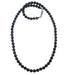 faceted black Tourmaline beaded Necklace 