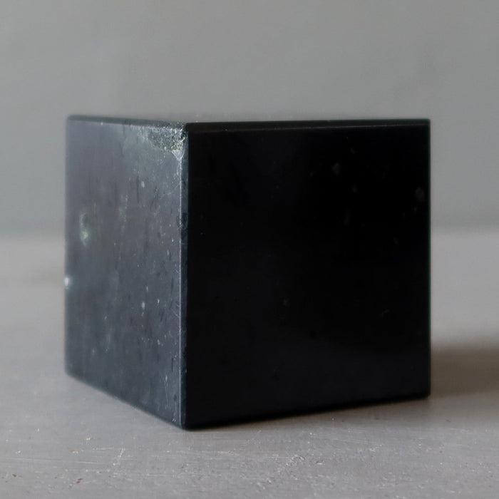 Black Tourmaline Cube Don't Mess with Me Protection Stone