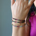 faceted rainbow tourmaline bracelet