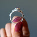 pink tourmaline ring sterline silver